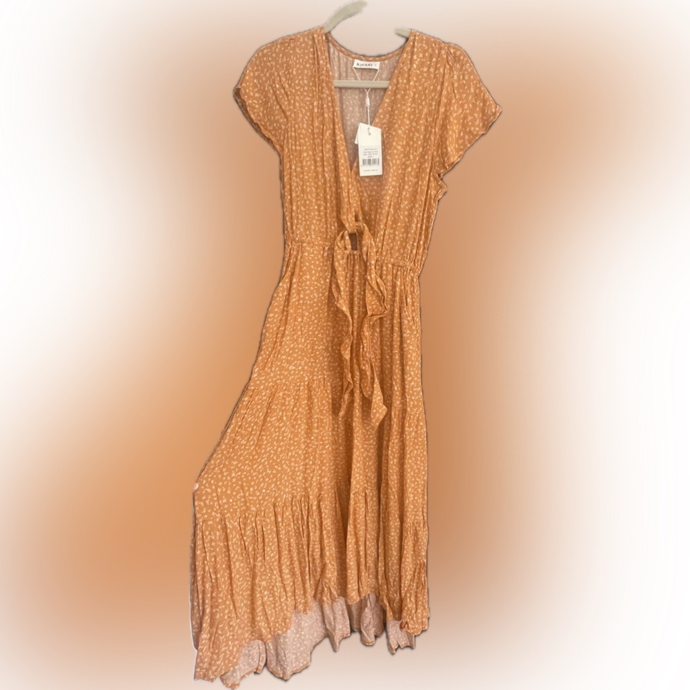 Kivari orange dress brand new